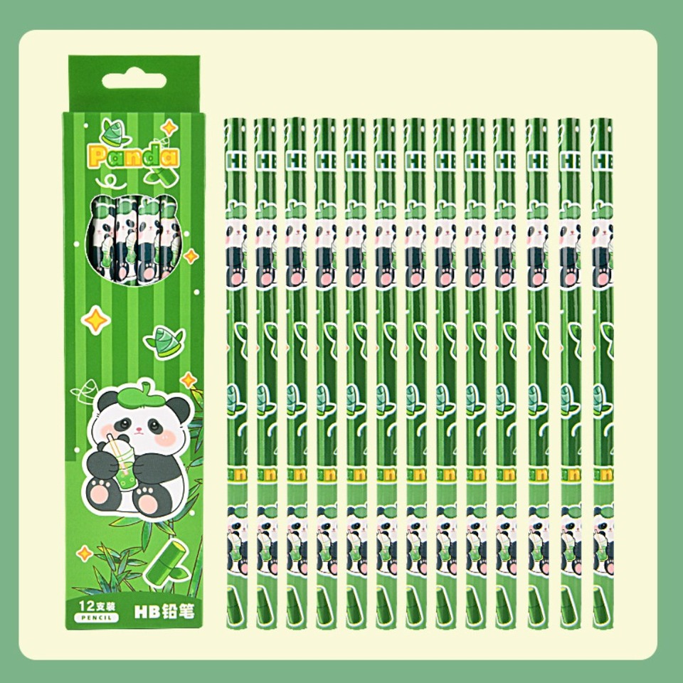 

Деревянные карандаши Panda 12 шт.