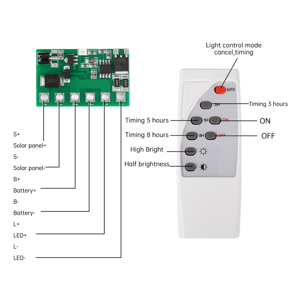 

Солнечный контроллер Aideepen Automatic Control Lamp Board