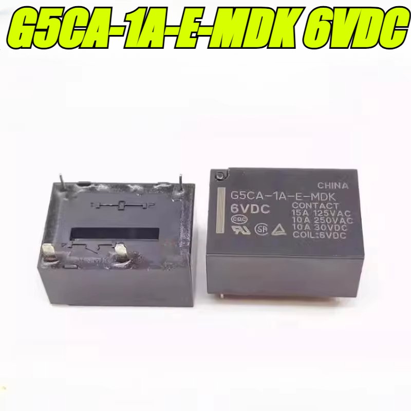

(Совершенно новый оригинал) 1 шт./лот 100% оригинальное реле: G5CA-1A-E-MDK 6 В постоянного тока 10 А 4 контакта