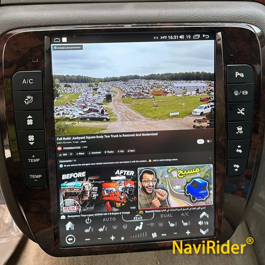 

Автомобильный радиоприемник, экран Android 13 для GMC Yukon 3 GMT 900 для Chevrolet Tahoe 3 III GMT900 2007 2014 Стерео GPS BT Carplay, головное устройство