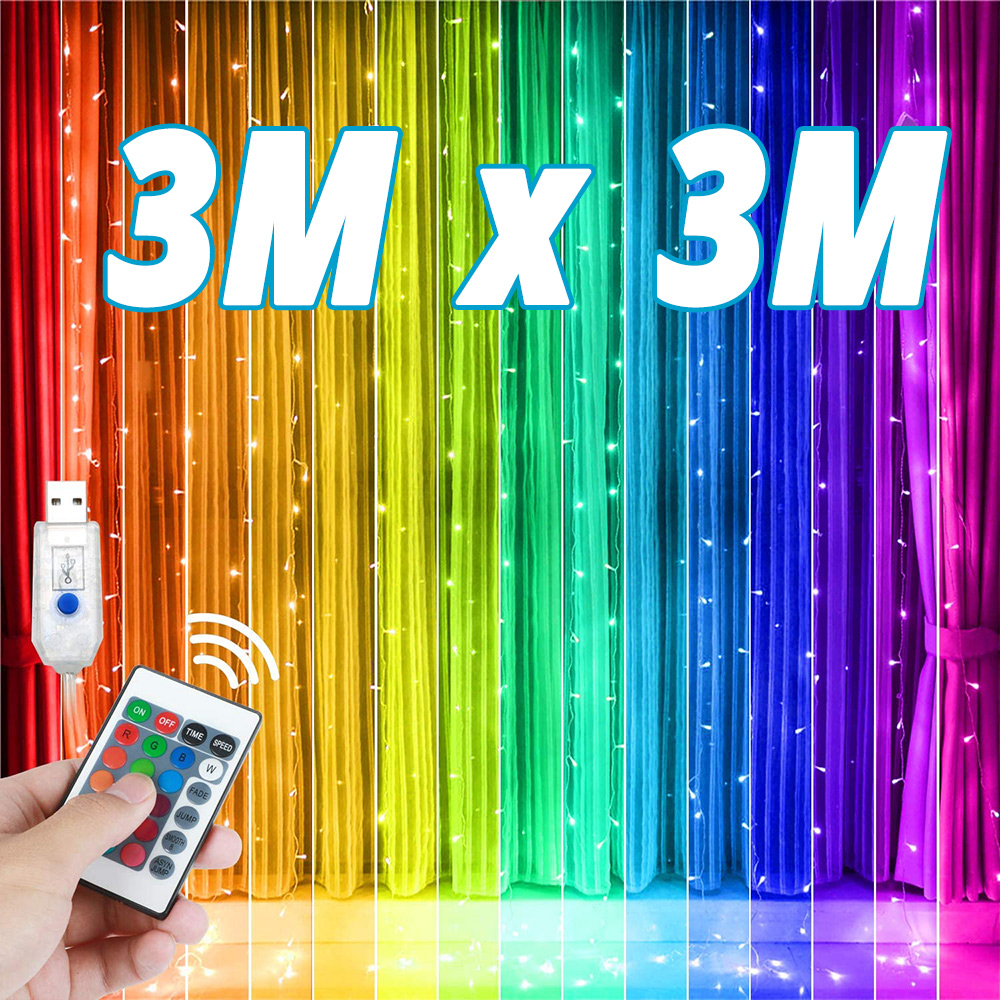 

RGB штора XFLAMPER 3 м 16 цветов
