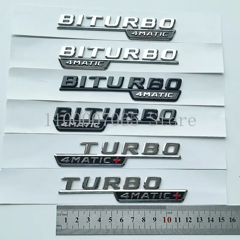 

Новая 12-см эмблема Biturbo_4matic Turbo-4matic + ABS для Mercedes Benz AMG A35 A45 E43 CLA45 GLA35, наклейка с логотипом на крыло автомобиля