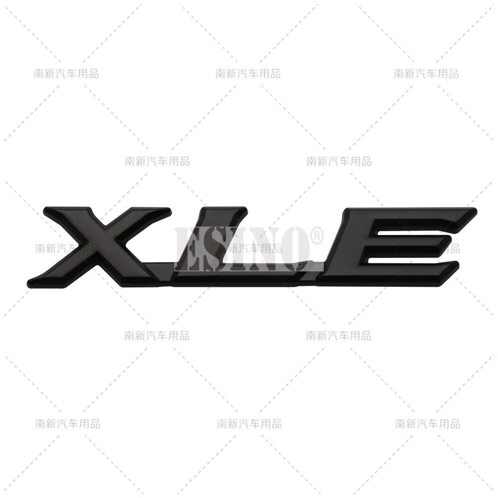 

Автомобильный Стайлинг 3D LE XLS XLE автомобильный металлический сплав задний Багажник крыло клейкий значок Корпус задняя дверь сменная Эмблема для Toyota Sienna
