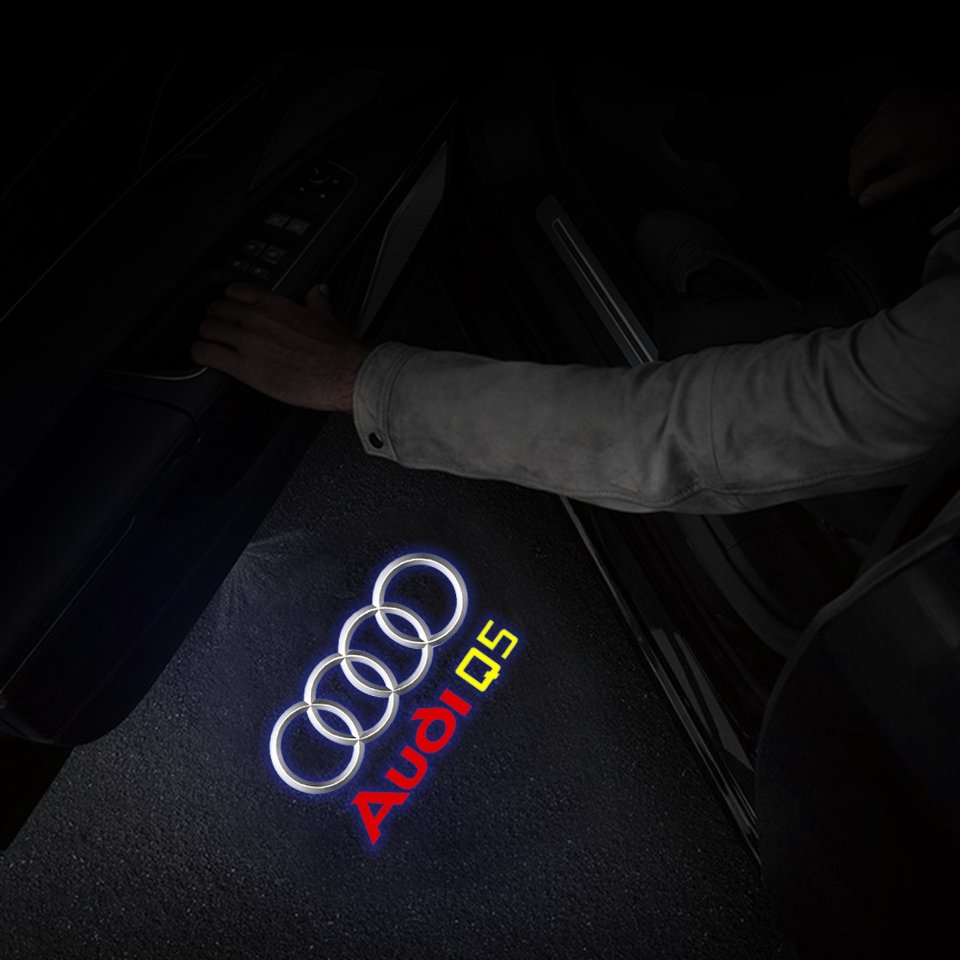 

Светодиодный автомобильный дверной логотип, лазерная лампа проектора для Audi Sline S3 S4 S5 S6 S7 RS Q7 Q5 Q3 A4 B8 8P A3 A6 C7 A5 A6L Quattro