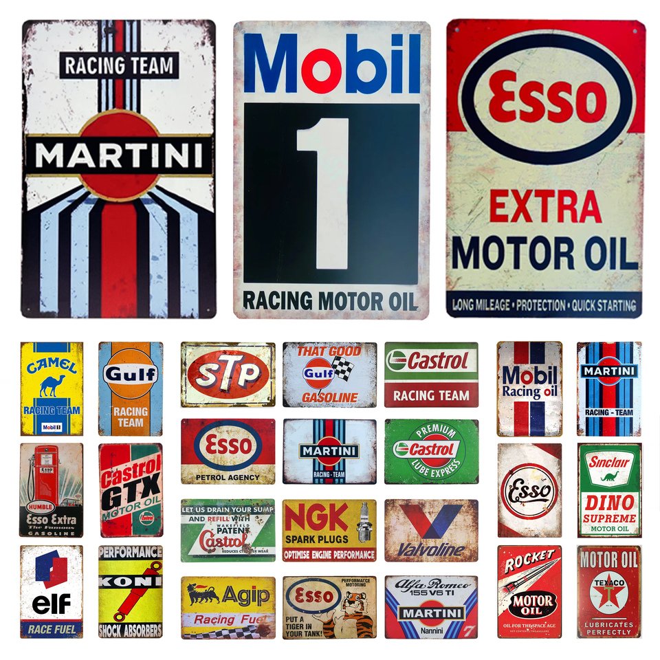 

Металлический знак Esso STP