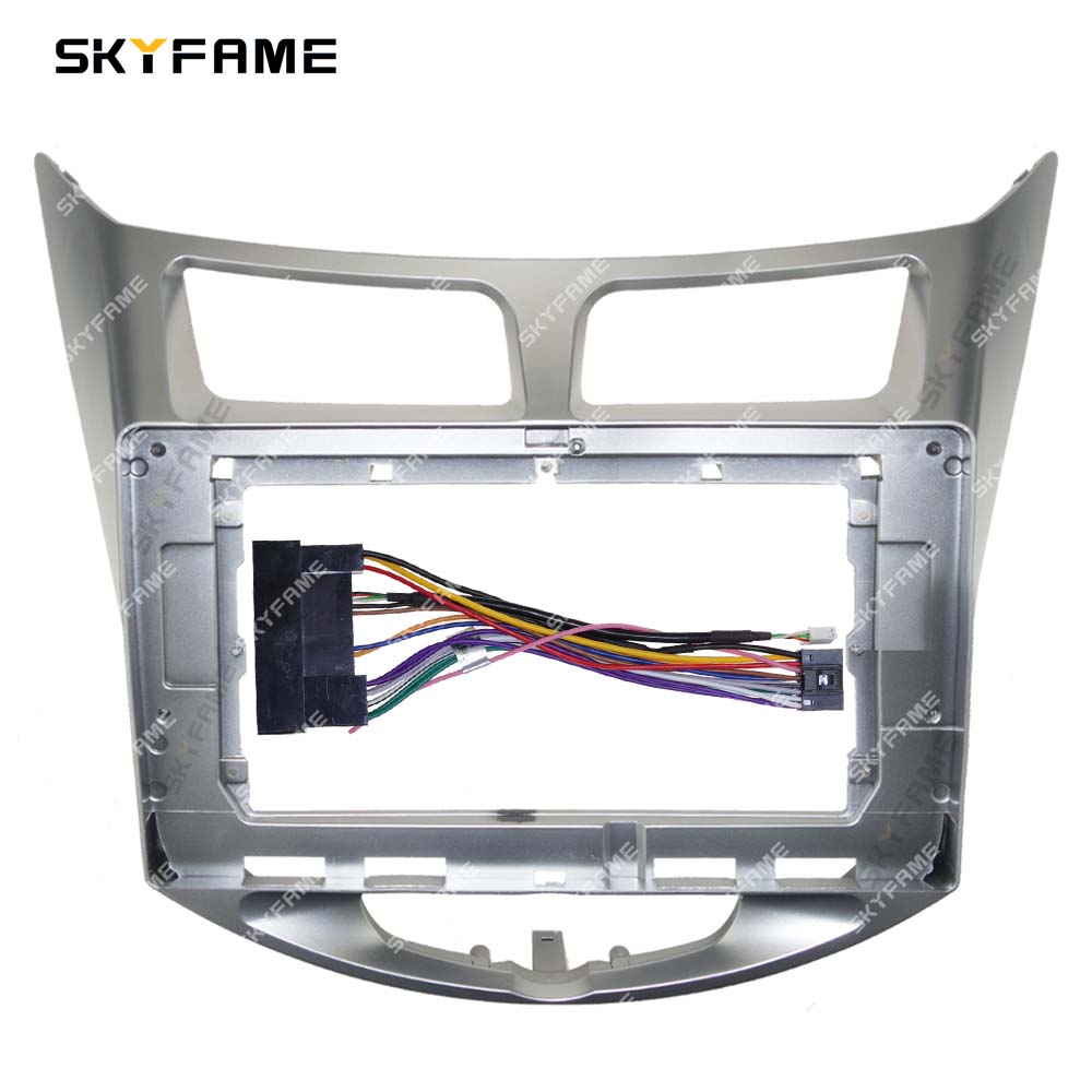 

Автомобильная рамка SKYFAME, адаптер для Android, аксессуары для панели для Hyundai Verna Accent Solaris