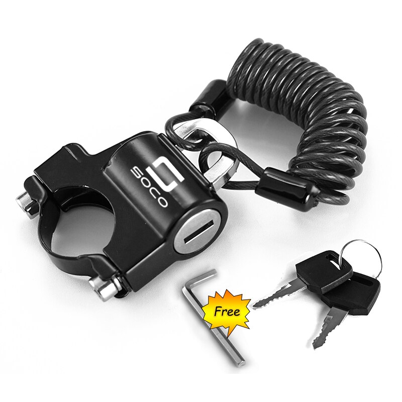 

Фиксированный Противоугонный замок на руль для шлема Super Soco CPx CUmini CUx TC 50 TC Max Wanderer TCMax 2019-2022