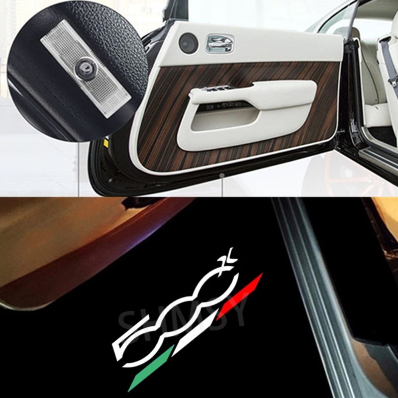

2 шт., светодиодные лампы для дверей автомобиля Fiat 500x 2015-2023 500L 2013-2019 и Punto-01