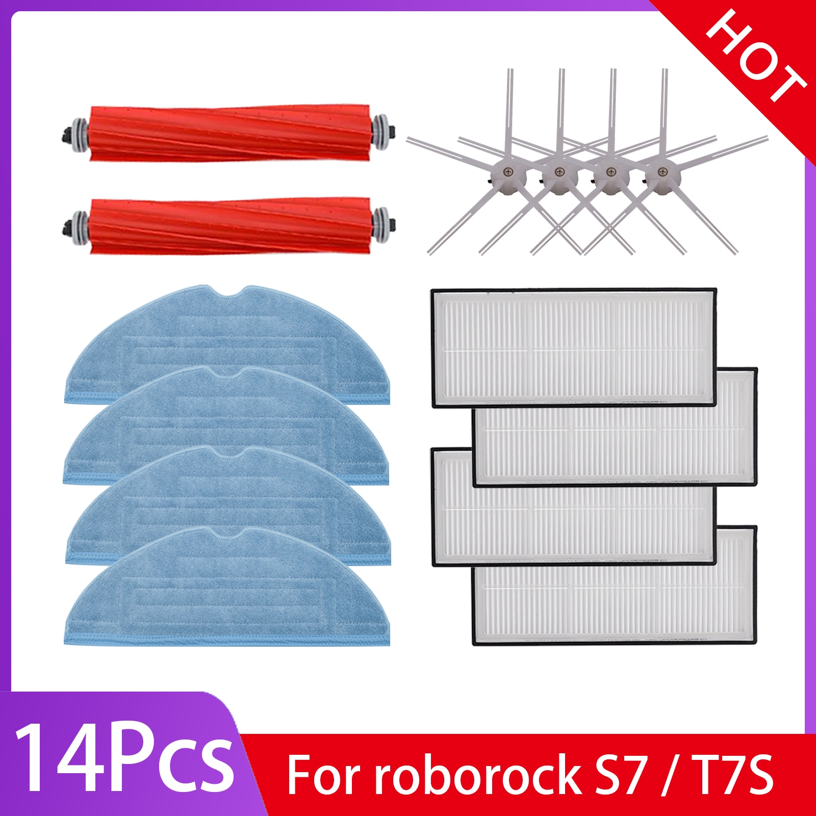 

Комплект запасных частей для Roborock S7