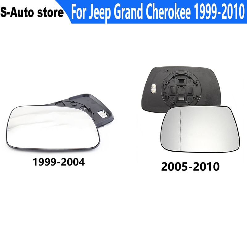 

Для Jeep Grand Cherokee 1999-2010 левое/правое боковое зеркало заднего вида с подогревом стекло для зеркала заднего вида