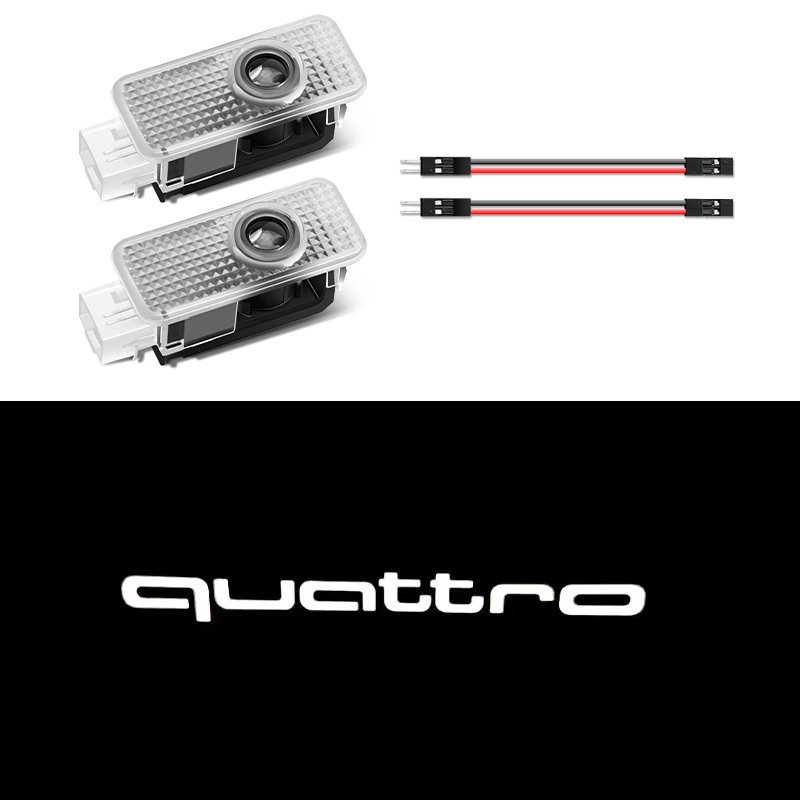 

2-светодиодная лампа для проектора с логотипом двери автомобиля для Audi Sline Quattro Q7 Q5 Q3 A3 8P 8V A4 B6 B7 B8 B9 A5 A6 C5 C6 C7 C8 A7 A8