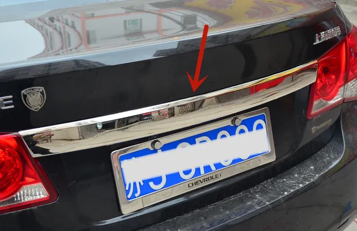 

Для Chevrolet Cruze 2009-2014 задняя дверь из нержавеющей стали Декоративная полоса для багажника