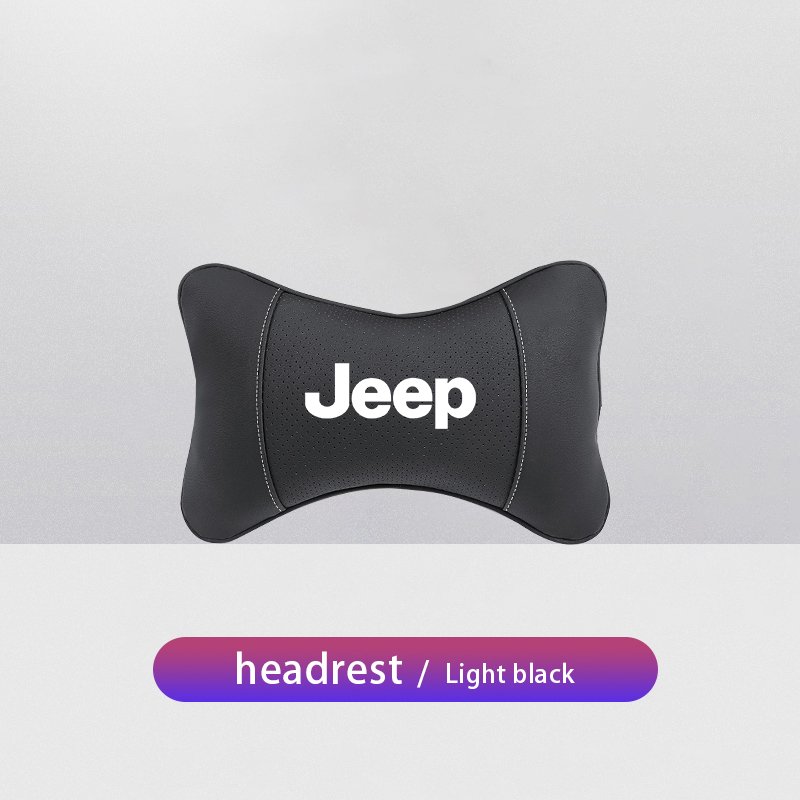 

Новые автомобильные подушки для шеи из искусственной кожи для Jeep Renegade, удобные универсальные подушки для шеи, подголовник, подушка для подголовника