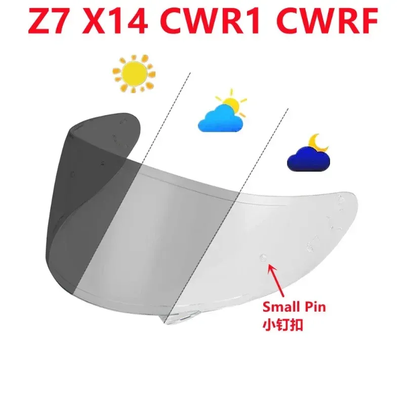 

Фотохромные линзы, защитные линзы для шлема для SHOEI Z7 X14 CWRF CWR1 RF1200 NXR XSPIRIT