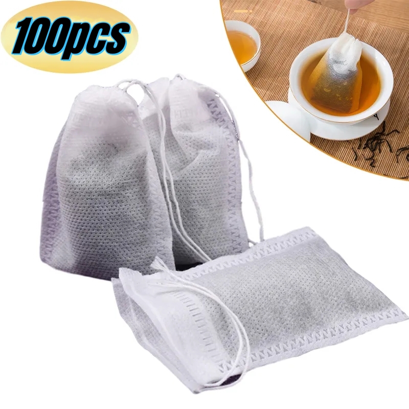 

Одноразовые чайные пакетики JUDAI, белые, нетканые, 100 шт.