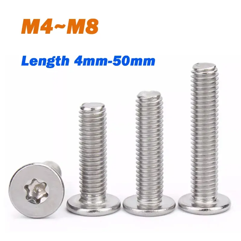 

Винты M4 M5 M6 M8 нержавеющая сталь 304 4-50 мм шестигранный торкс