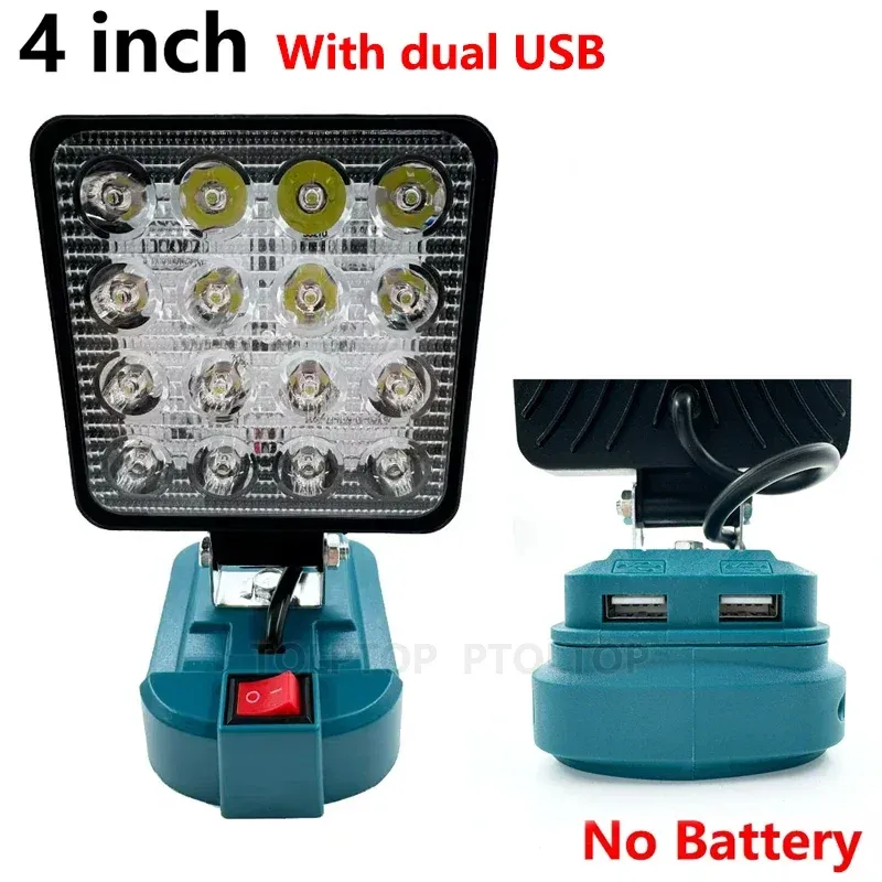 

Портативный светодиодный фонарь Makita 4 дюйма