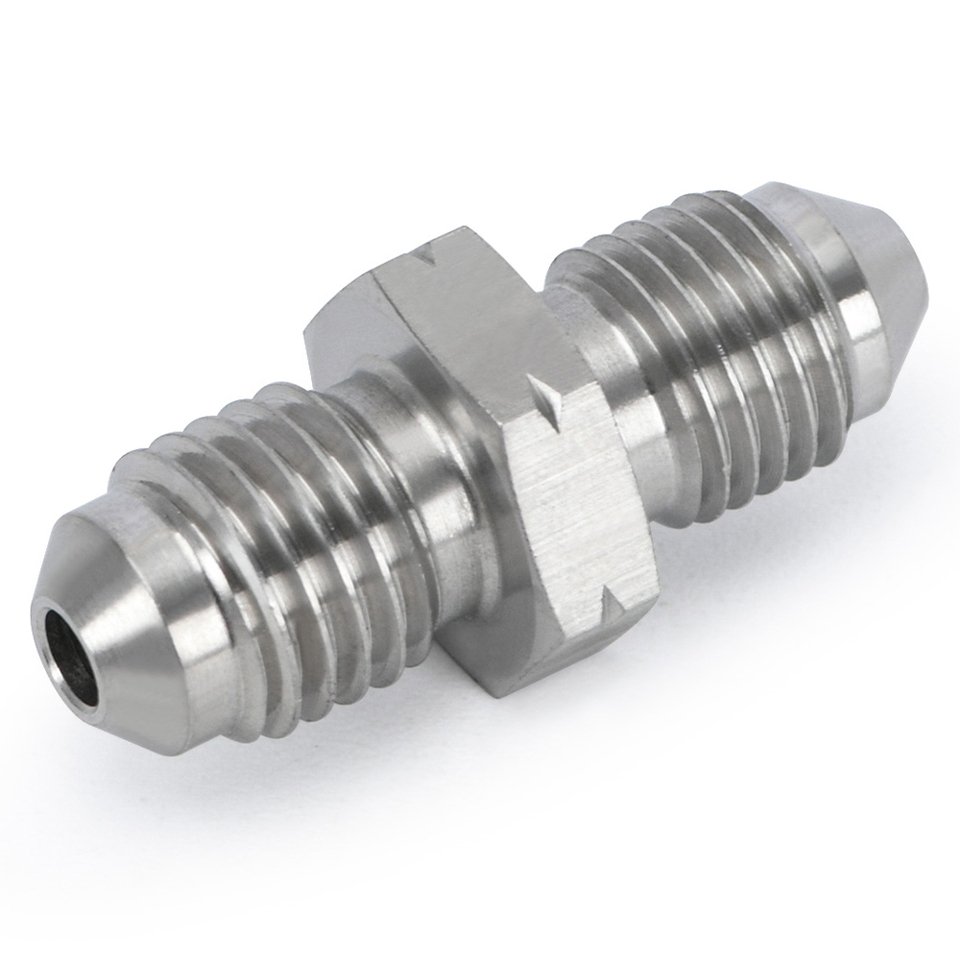 

LZONE - AN3 Male 3/8x24 UNF to M10x1.25 / M10x1.5 / M10x1.0 Male Bubble Flare из нержавеющей стали, тормозные фитинги, адаптер