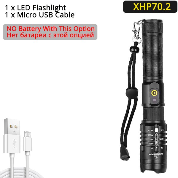 

Фонарик Yifanao XHP50.2 60000 Лм