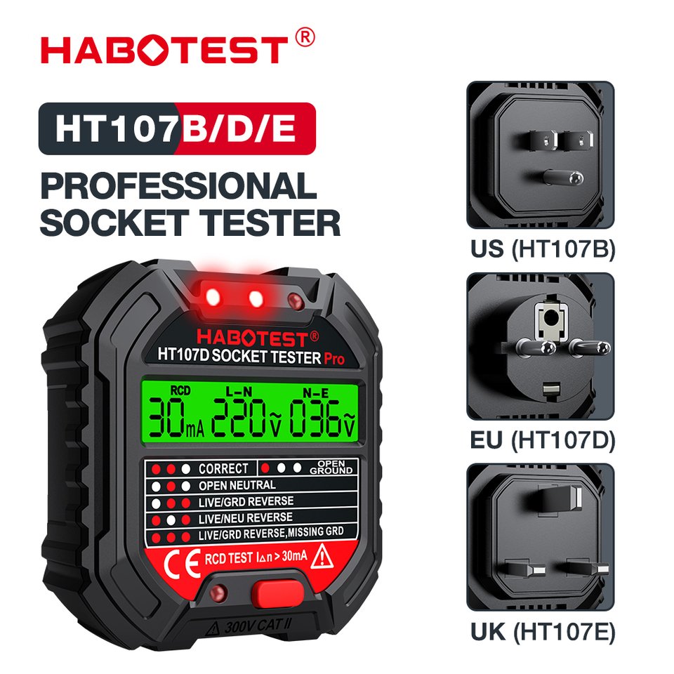 

SNAKOL HABOTEST HT107 Тестер розеток