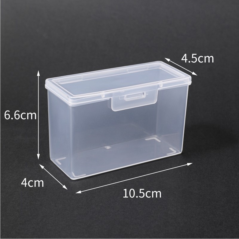

Plastic Clear Storage Box Storage Box Multipurpose For Game Card Rectangular Business Card Credit Card Holder Case Organizer