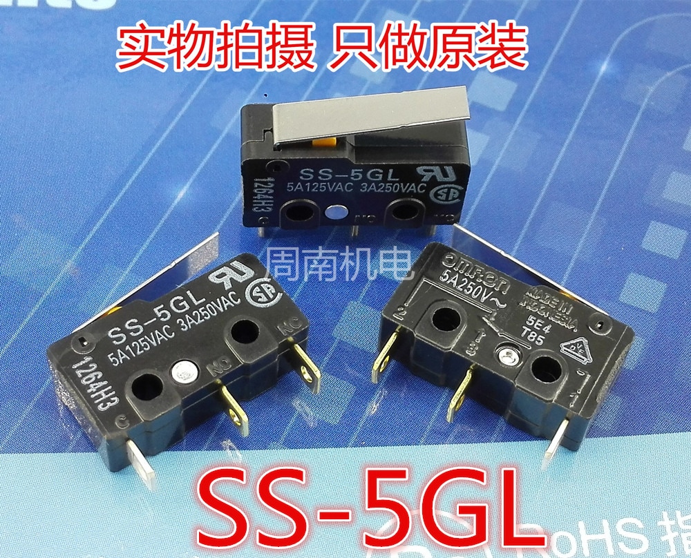 

Микропереключатель Ss-5Gl 5A125Vac 3A250Vac 1.47N новый и оригинальный