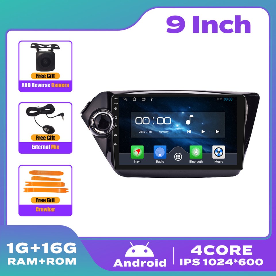 

Автомобильный радиоприемник 2Din Android для KIA RIO 3 K2 2010-2016, мультимедийный видеоплеер, GPS-навигация, стерео аудио головное устройство, Carplay 4G Wi-Fi