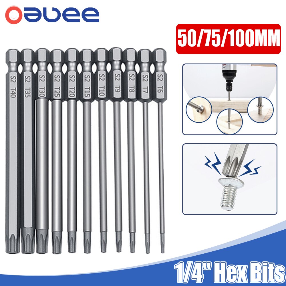 

Набор отверток Oauee 1/4", магнитные биты
