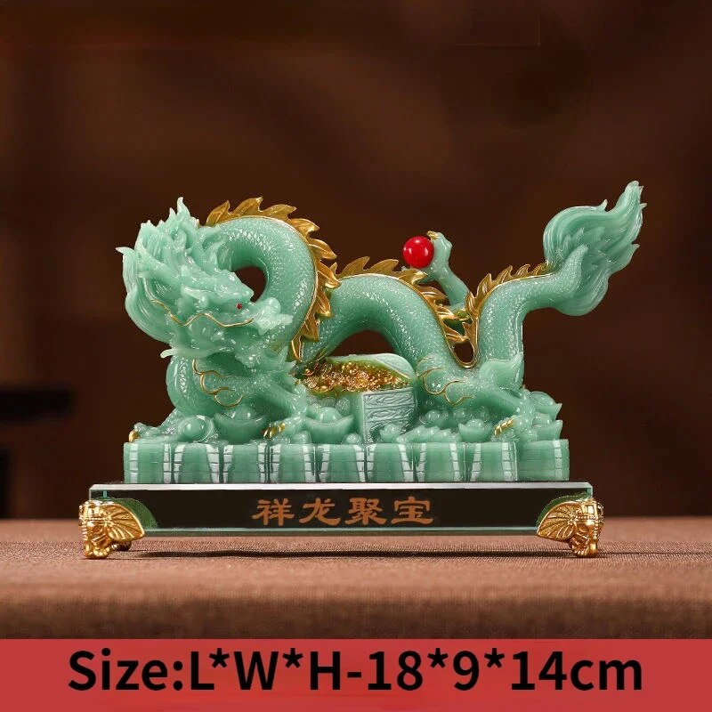 

Статуэтка Zhaocai Xianglong из смолы