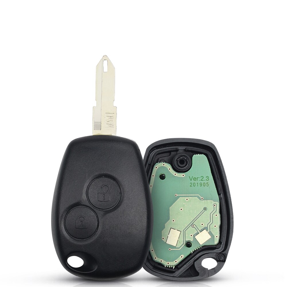 

Dandkey для Renault Duster Modus Clio корпус DACIA Logan Sandero Kangoo 433 МГц ID46 PCF7947 PCF7946 Fob 2-кнопочный Автомобильный Дистанционный ключ