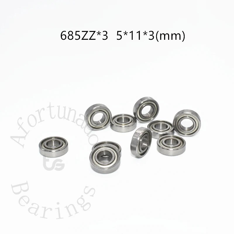 

Подшипники Afortunado 685-3ZZ 5*11*3 мм 10 шт