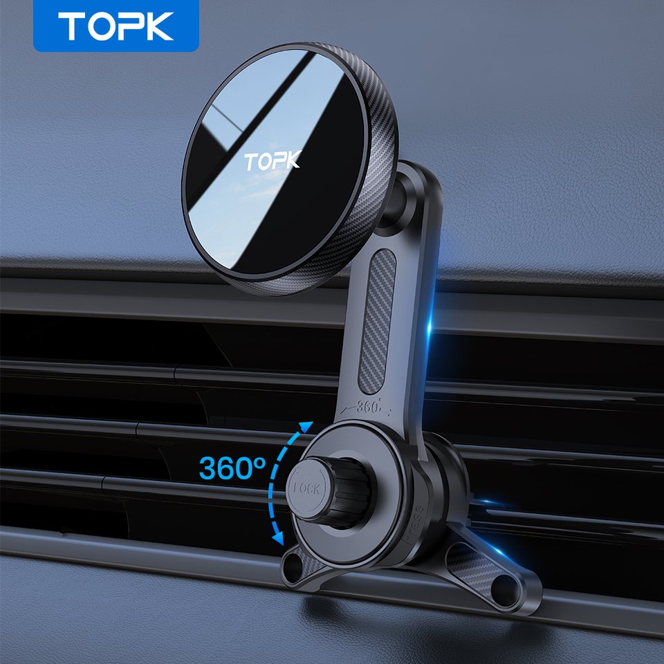 

Магнитный Автомобильный Держатель Для Телефона TOPK