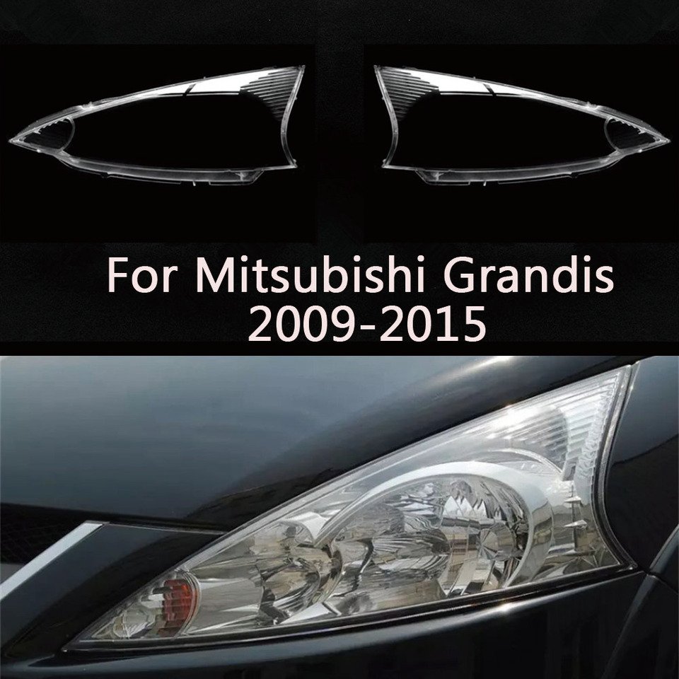 

Для Mitsubishi Grandis 2009-2015 корпус передней фары абажур прозрачный чехол для фары из плексигласа оригинальные линзы