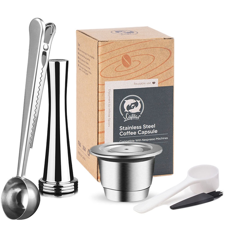 

ICafilas многоразовые капсулы для Nespresso из нержавеющей стали