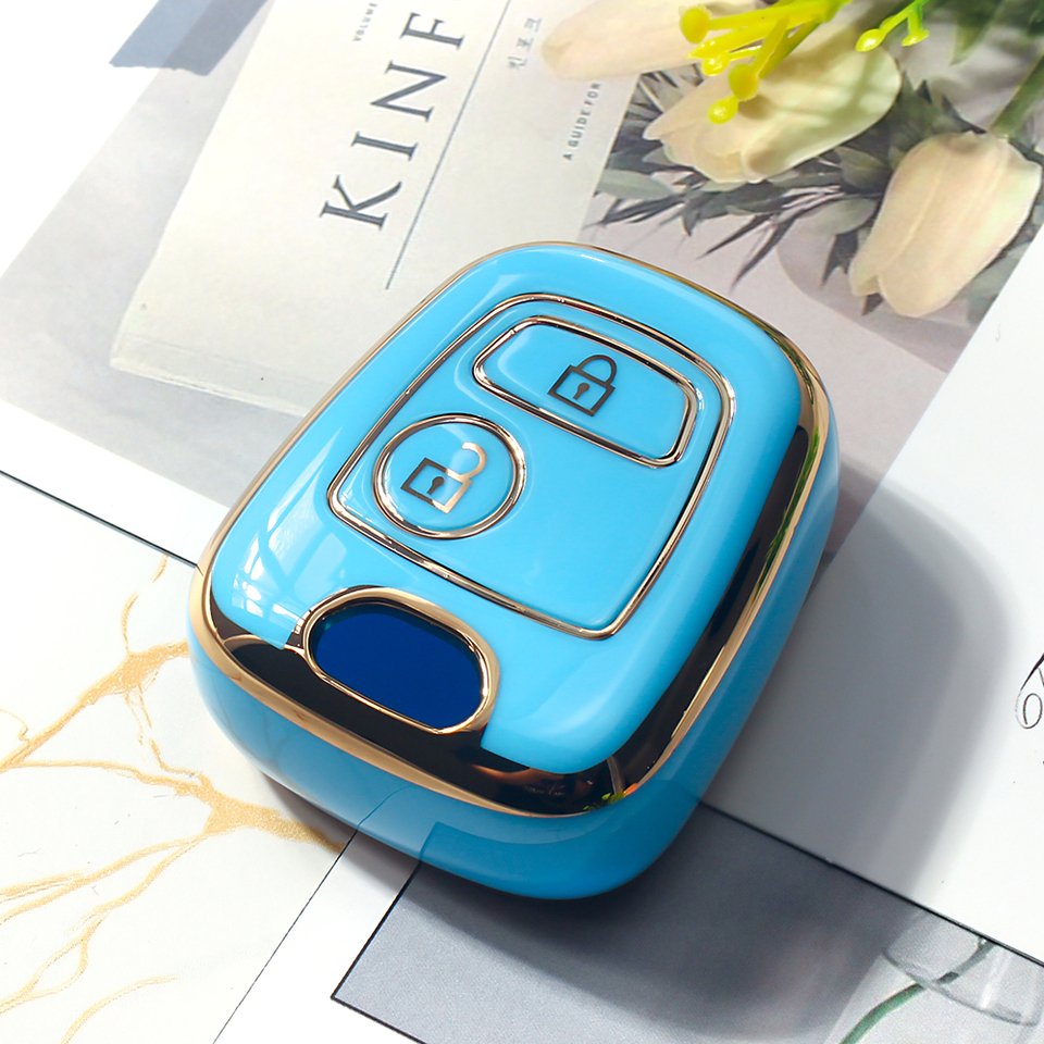 

KEYOU TPU Remote 2BNT Чехол для автомобильного ключа Чехол-брелок для Peugeot 107 206 207 307 Для Citroen C1 C2 C3 C4 Для Toyota Aygo