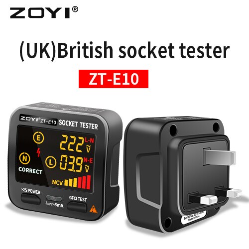 

Тестер розеток ZOYI