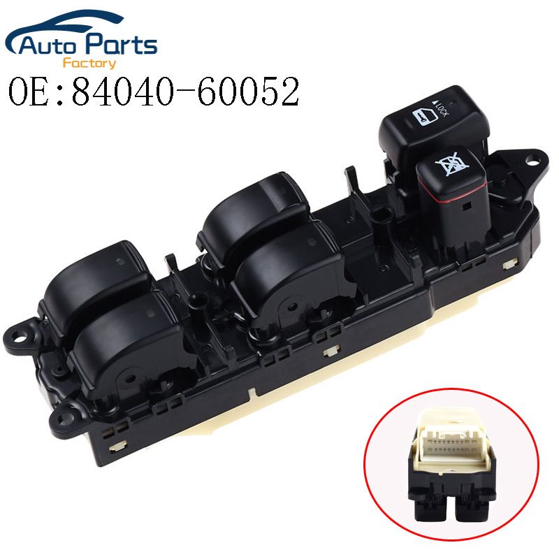 

Главный переключатель стекла 8404060052 84040-60052 для Toyota Land Cruiser 120 Prado GRJ120 TRJ120 84040-60053 8404060053