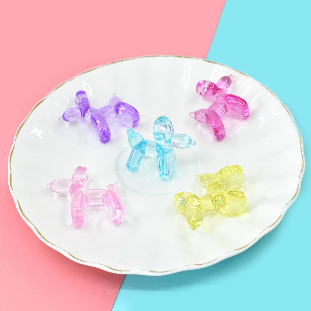 

Миниатюрные фигурки собаки из канифоли MINISO