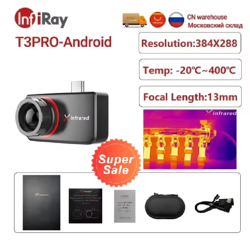 

InfiRay T3 PRO для телефона Android, 384*288, печатная плата обнаружения тепла пола, T3Pro