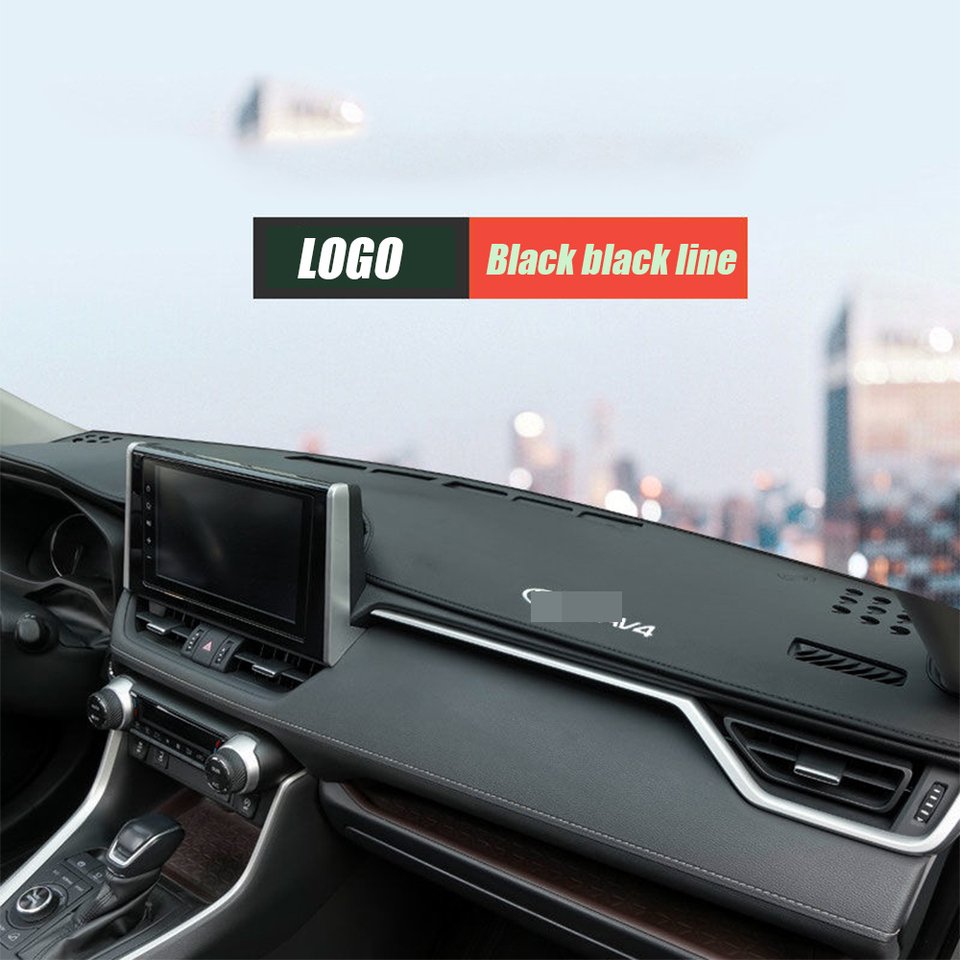 

Кожаный светонепроницаемый коврик для Toyota RAV4 2021 2022 23 2024, светозащитный коврик для приборной панели автомобиля, нескользящий коврик от солнца, защитный ковер