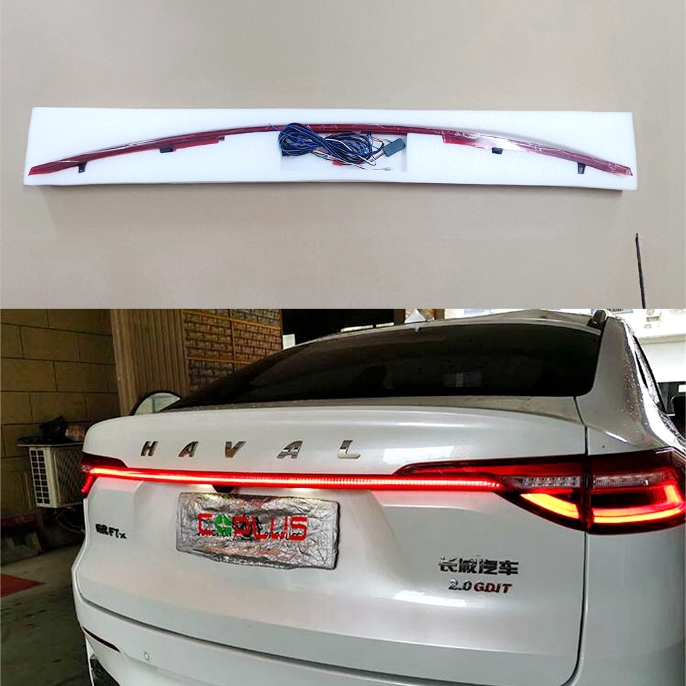

Подходит для haval F7 через задние фонари haval f7x, специальные модифицированные светодиодные ленты для багажника
