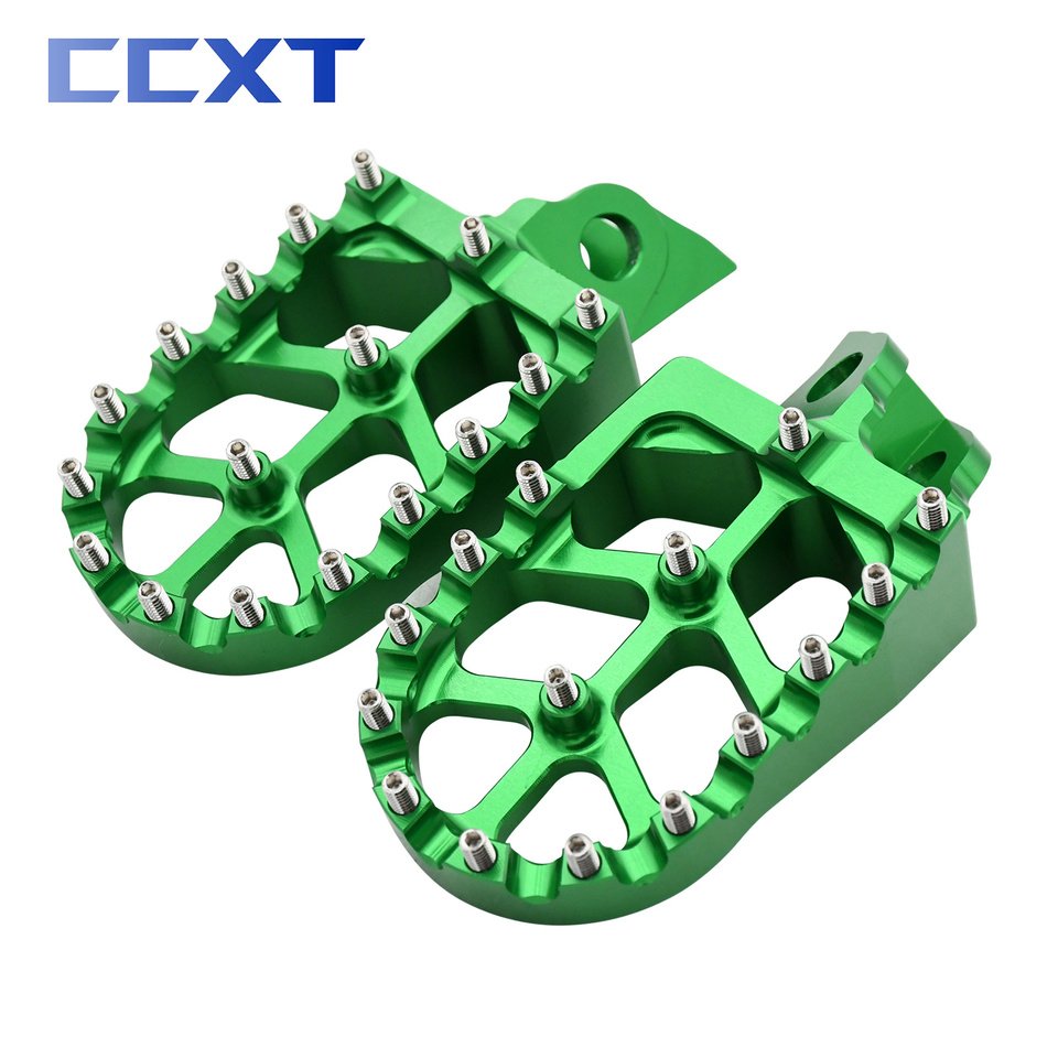 

Подножки для мотоцикла с ЧПУ, подножки для ног, подставка для ног для Kawasaki KX65 KX80 kX85 KX100 KX112 KLX140 KLX140L KLX140G 1998-2022 2023
