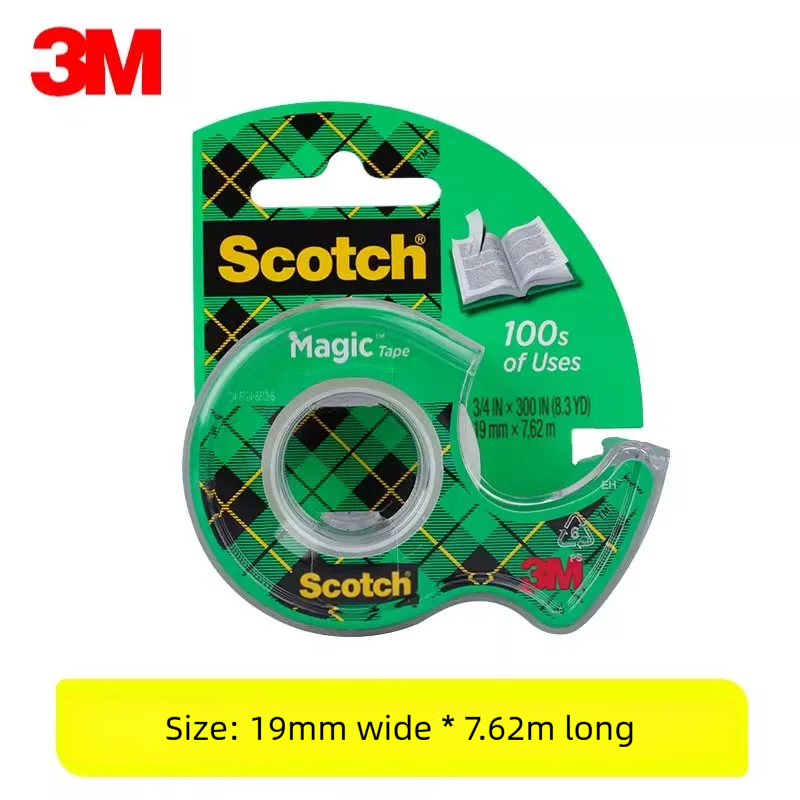 

3M Scotch 810 Волшебная лента невидимая клейкая лента Офисные принадлежности Лента 3M 3/4 дюйма 19 мм * 33 м