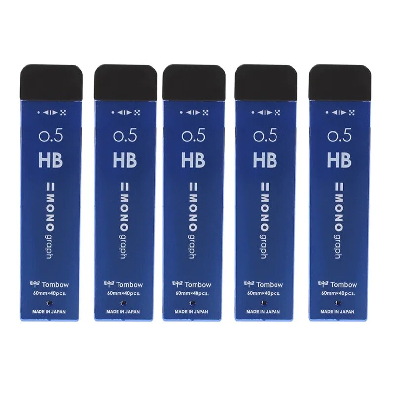 

5 шт., механические карандаши Tombow R5-MG 0,3/0,5 мм