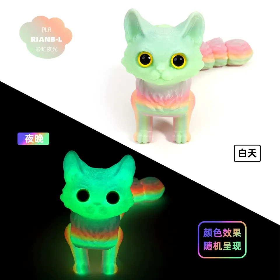 

Миниатюрная 3D фигурка кошки из полимера