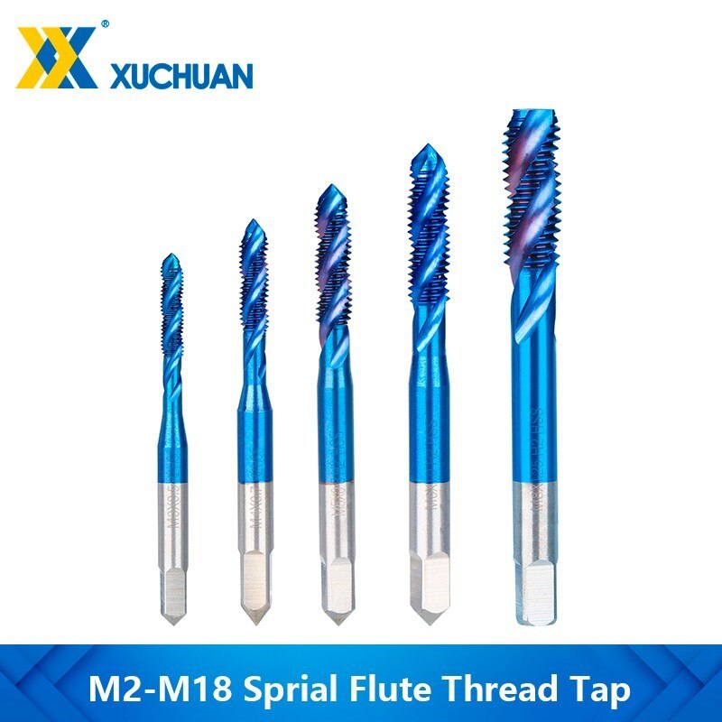 

Метчики xcan HSS с нано-синим покрытием M2-M18