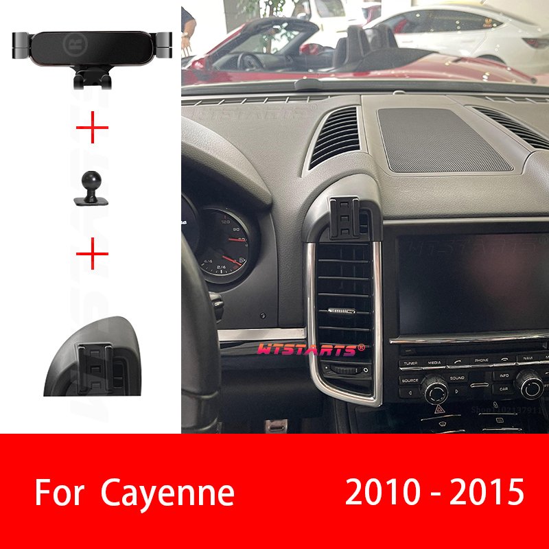 

Автомобильный держатель для телефона с GPS-навигацией для Porsche Cayenne 9PA 9YB 2010-2017, регулируемый вращающийся держатель для телефона, аксессуары для интерьера