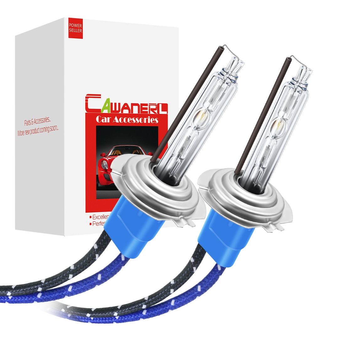 

H1 H7 10000LM Высокояркая ксеноновая лампа переменного тока H3 9005 9006 9012 D2H HID ксеноновая лампа 35 Вт 55 Вт 5000 К 12 В 24 В для автомобильных фар противотуманных фар