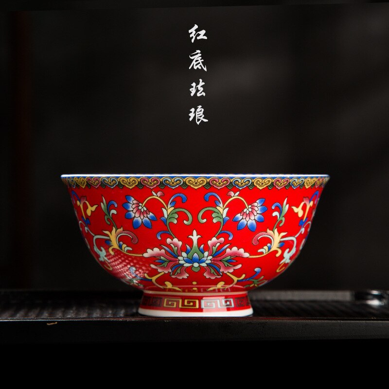 

Эмалированная миска из костяного фарфора Jingdezhen