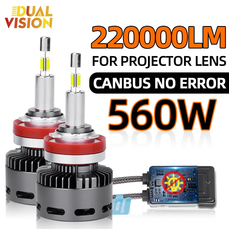 

Светодиод Canbus 360° H4 220000 LM 560W Автомобильная фара со светодиодной подсветкой H7 H11 H8 H1 HB3 9005 HB4 9006 9012 HIR2 H9 Turbo Автоматическая лампа для объектива проектора